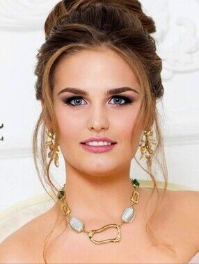 💛▪️Eye candy▪️ Gold-Tone Necklace